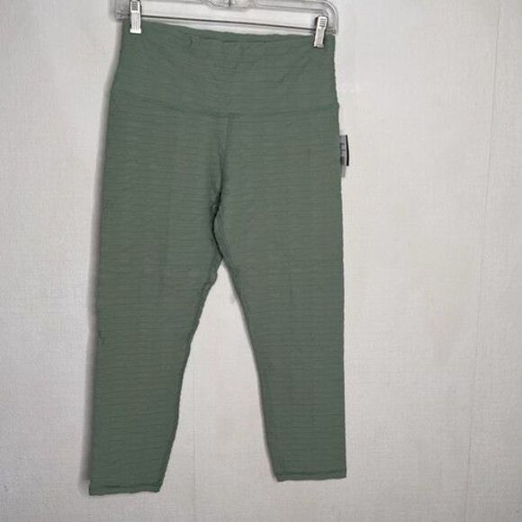 NWT Lola Getts Matte/Sagebrush Green Hi-Rise Skinny Capri Leggings Women Size M - Picture 10 of 14